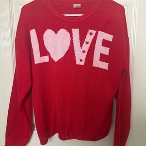 Red Love Sweater